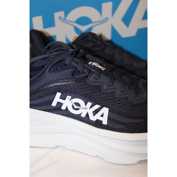NIB Hoka One Men\'s Bondi 9 Running Athletic Sneakers‎ VNW NAVY BLUE NIB main image 8
